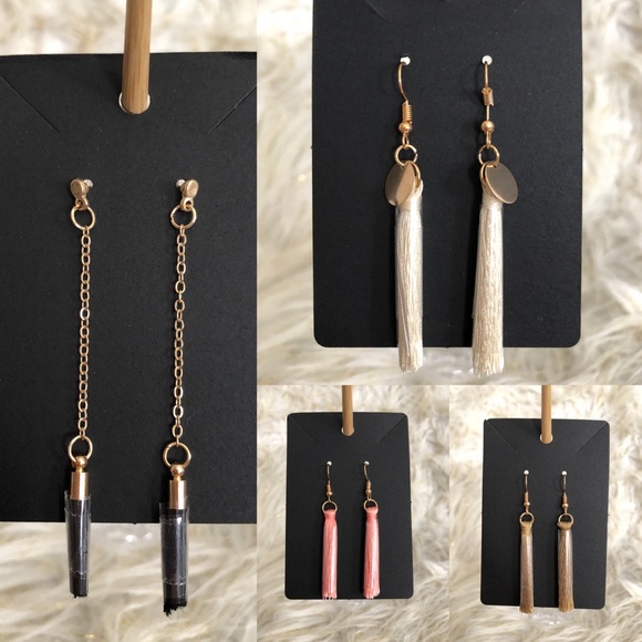 Jewelry - 4 Tassel Earrings for ONLY $10 🥰